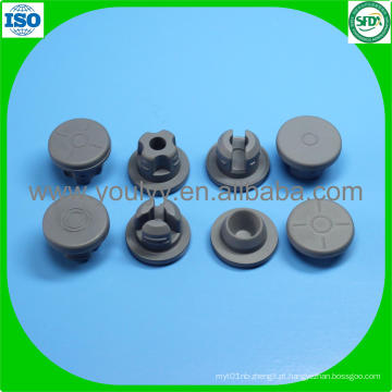 ISO e USP Bromo Butyl Rubber Stopper padrão